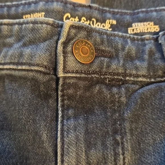 Cat & Jack | Boys | Denim Jeans| Straight | Size 16 - Picture 4 of 6